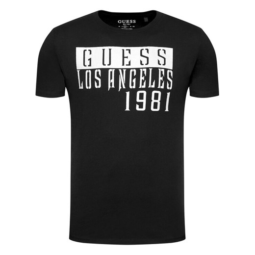 Guess T-Shirt M0RI57 R9YD0 Czarny Regular Fit Guess S MODIVO wyprzedaż