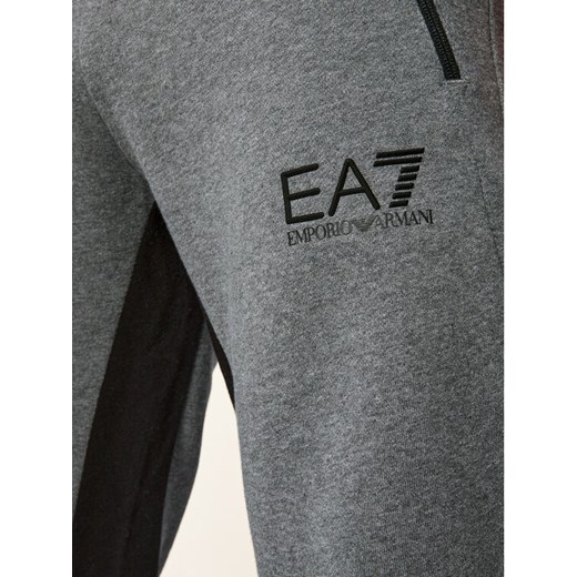 EA7 Emporio Armani Spodnie dresowe 6HPP85 PJ07Z 3925 Szary Regular Fit XL wyprzedaż MODIVO