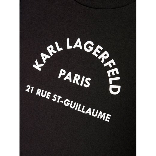 KARL LAGERFELD T-Shirt Z15M59 S Czarny Regular Fit Karl Lagerfeld 6Y okazja MODIVO