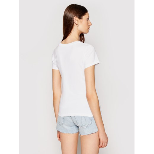 Calvin Klein Jeans T-Shirt J20J216577 Biały Slim Fit XS MODIVO okazyjna cena