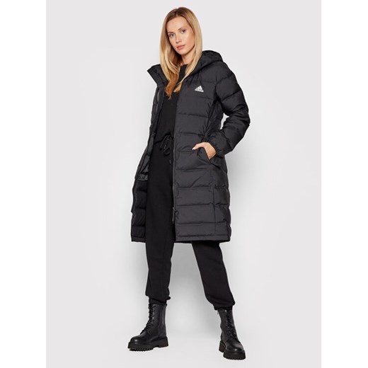adidas Kurtka puchowa Helionic FT2574 Czarny Regular Fit S MODIVO okazja