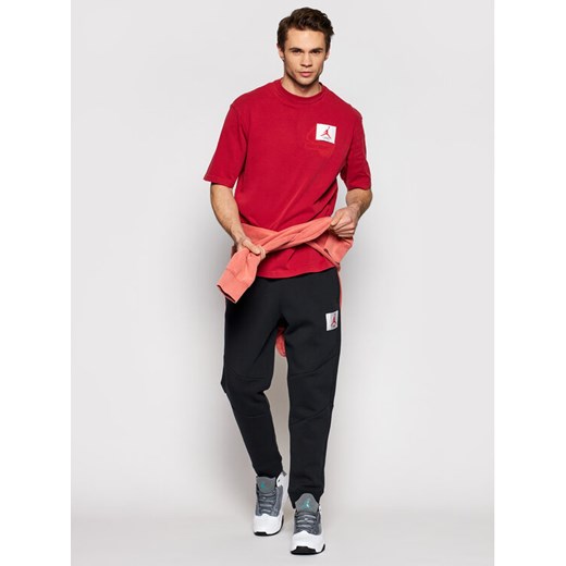 Nike T-Shirt Jordan Flight CV3357 Czerwony Standard Fit Nike XL okazyjna cena MODIVO