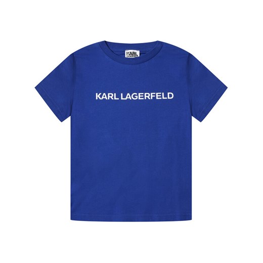KARL LAGERFELD T-Shirt Z25219 M Granatowy Regular Fit Karl Lagerfeld 10A okazja MODIVO