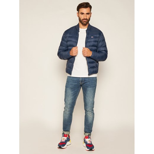 Tommy Jeans Kurtka bomber Light Down DM0DM08479 Granatowy Regular Fit Tommy Jeans L wyprzedaż MODIVO