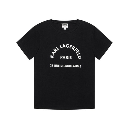 KARL LAGERFELD T-Shirt Z15259 S Czarny Regular Fit Karl Lagerfeld 8Y MODIVO okazyjna cena