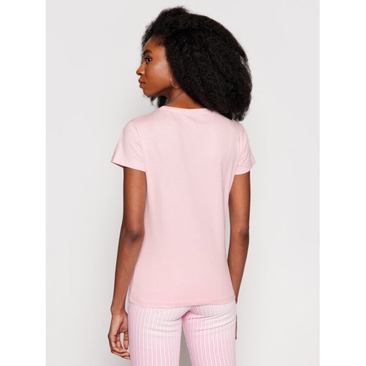 Guess T-Shirt O1GA22 K8HM0 Różowy Regular Fit Guess XL wyprzedaż MODIVO
