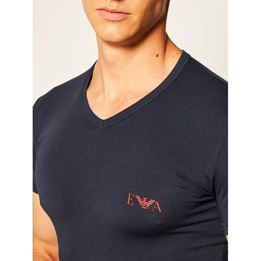 Emporio Armani Underwear T-Shirt 110810 0A715 00135 Granatowy Slim Fit L MODIVO promocja