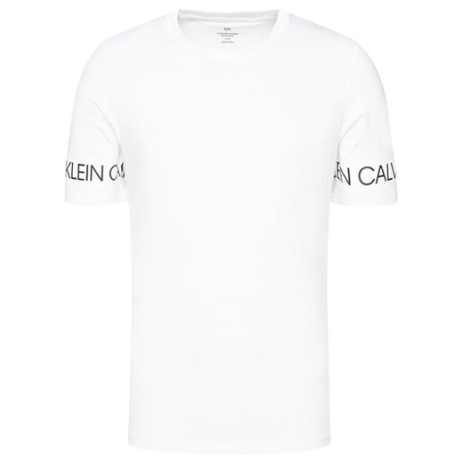 Calvin Klein Performance T-Shirt 00GMF0K186 Biały Regular Fit L MODIVO wyprzedaż