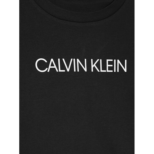 Calvin Klein Jeans Bluzka Institutional IB0IB00599 Czarny Regular Fit 14Y okazyjna cena MODIVO