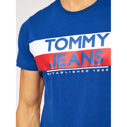 Tommy Jeans T-Shirt Tjm Contrast Color DM0DM09483 Niebieski Slim Fit Tommy Jeans M okazja MODIVO