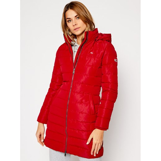 Tommy Jeans Kurtka puchowa Tjw Quilted DW0DW09061 Czerwony Slim Fit Tommy Jeans M wyprzedaż MODIVO
