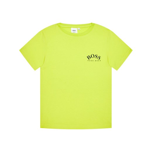 Boss T-Shirt J25G23 S Zielony Slim Fit 12Y wyprzedaż MODIVO