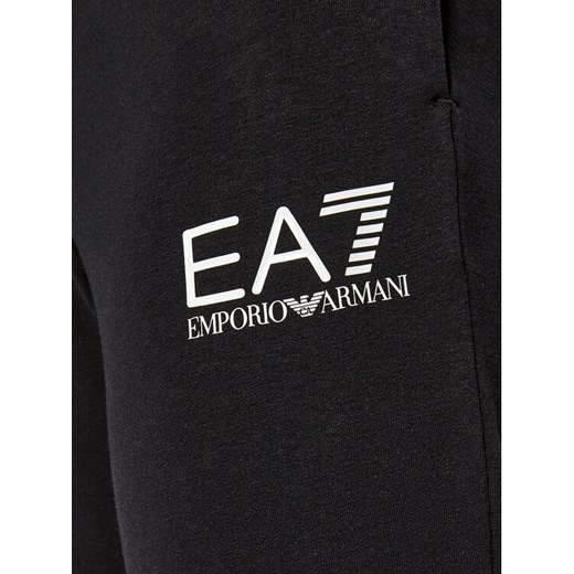 EA7 Emporio Armani Spodnie dresowe 6HTP66 TJ9FZ 1200 Czarny Regular Fit M promocja MODIVO