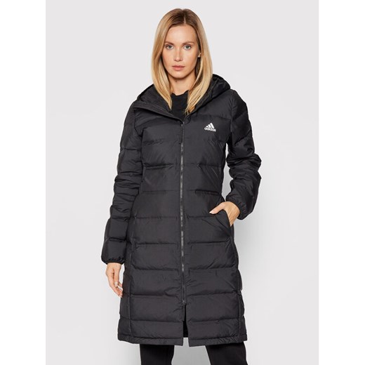 adidas Kurtka puchowa Helionic FT2574 Czarny Regular Fit S MODIVO promocja