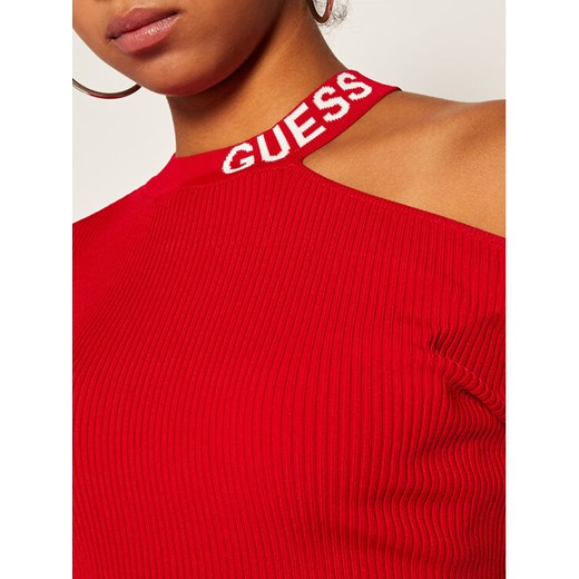 Guess Bluzka Soraya W0BR0C Z2G50 Czerwony Slim Fit Guess XS wyprzedaż MODIVO