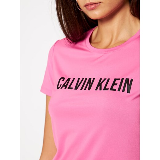 Calvin Klein Performance Koszulka techniczna 00GWF0K168 Różowy Slim Fit L MODIVO promocja