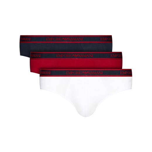 Emporio Armani Underwear Komplet 3 par slipów 111734 0A717 33174 Granatowy L wyprzedaż MODIVO