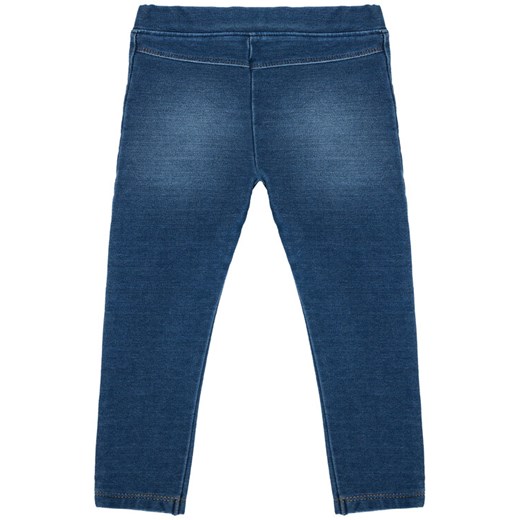 Guess Spodnie materiałowe K0YB04 K9I80 Niebieski Slim Fit Guess 3Y okazyjna cena MODIVO