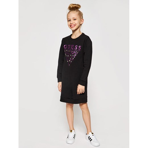 Guess Sukienka codzienna J0BK07 K82Z0 Czarny Regular Fit Guess 10Y okazja MODIVO