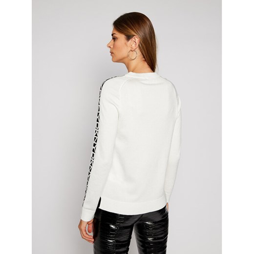 DKNY Sweter P0MS9058 Beżowy Regular Fit M okazja MODIVO