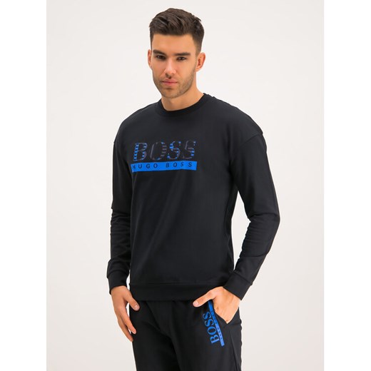 Boss Bluza Authentic 50420490 Czarny Regular Fit XL promocja MODIVO