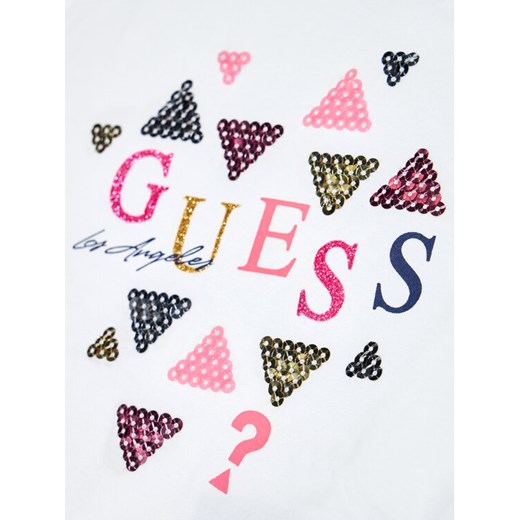 Guess T-Shirt K1GI03 K6YW1 Biały Regular Fit Guess 18M promocyjna cena MODIVO