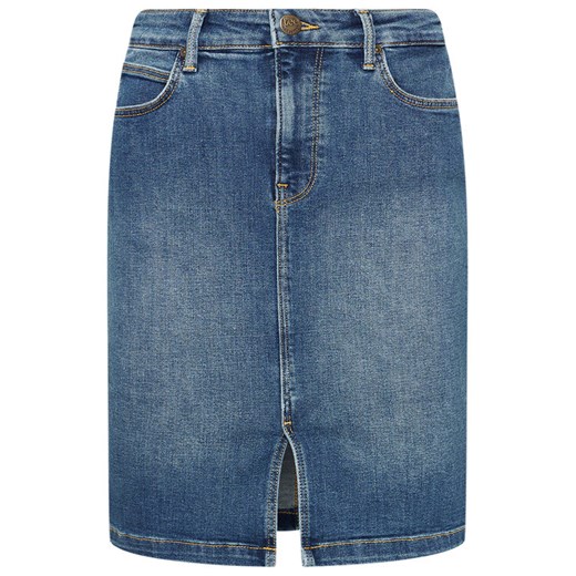 Lee Spódnica jeansowa Pencil L38GQDTO Granatowy Slim Fit Lee 29 okazyjna cena MODIVO