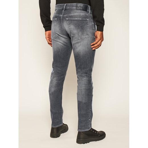 Calvin Klein Jeans Jeansy Slim Fit J30J316125 Szary Slim Fit 34_32 okazyjna cena MODIVO