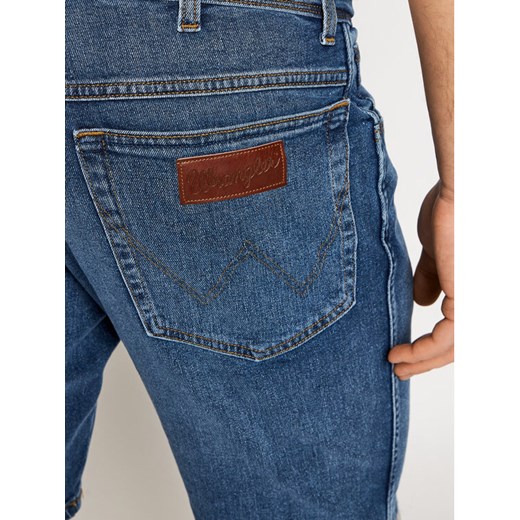 Wrangler Szorty jeansowe Texas W11CU542Q Niebieski Regular Fit Wrangler 36 okazyjna cena MODIVO