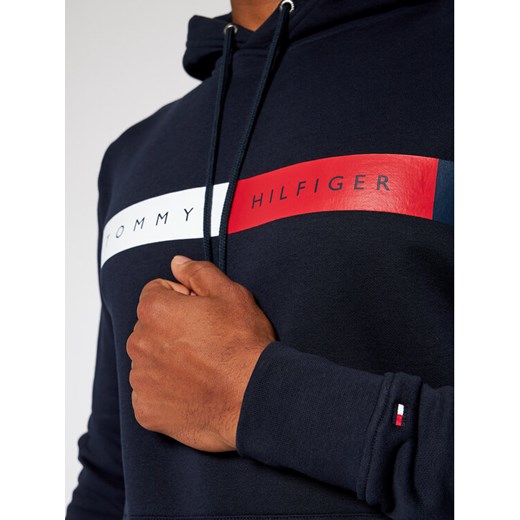 Tommy Hilfiger Bluza Rwb Logo MW0MW15235 Granatowy Regular Fit Tommy Hilfiger L promocja MODIVO