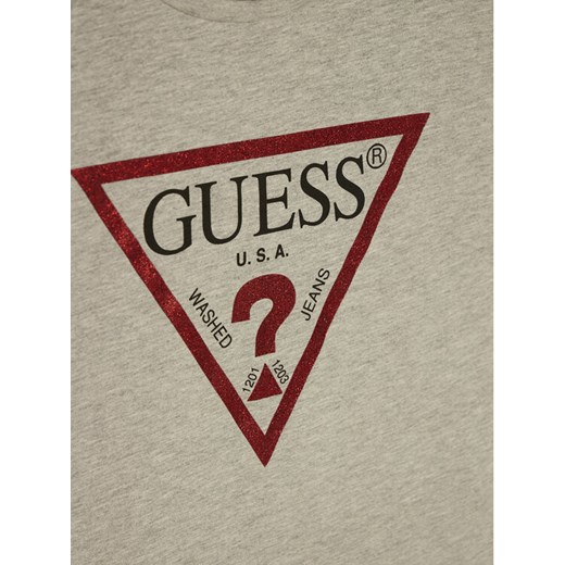Guess T-Shirt Triangle Logo J81I15 J1300 Szary Regular Fit Guess 8Y okazja MODIVO