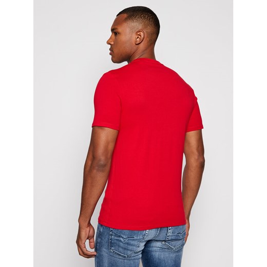 Guess T-Shirt M0BI36 I3Z11 Czerwony Slim Fit Guess XL promocyjna cena MODIVO