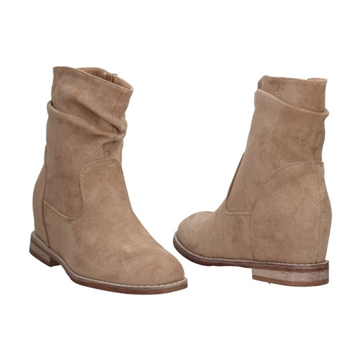 S.Barski botki z zamkiem jesienne 