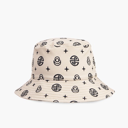 Cropp - Wzorzysty kapelusz bucket hat - Kremowy Cropp Uniwersalny wyprzedaż Cropp