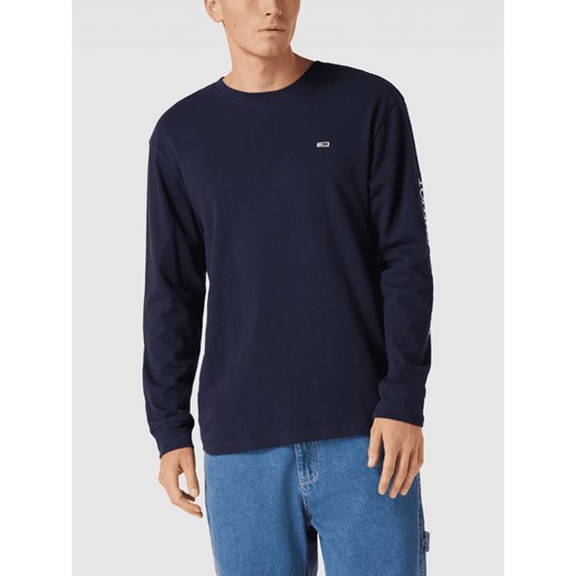 Bluzka z długim rękawem i wyhaftowanym logo model ‘SERIF’ Tommy Jeans XXL Peek&Cloppenburg 