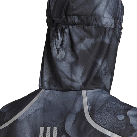 Kurtka wiatrówka męska adidas MARATHON FAST GRAPHIC czarna HE4562 L okazyjna cena Sportroom.pl
