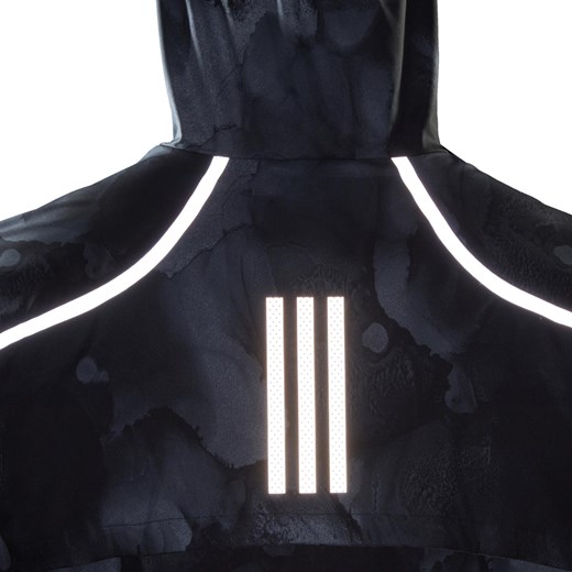 Kurtka wiatrówka męska adidas MARATHON FAST GRAPHIC czarna HE4562 S okazyjna cena Sportroom.pl