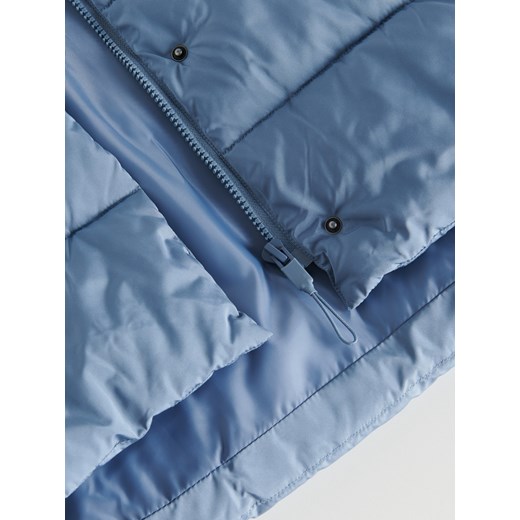 Reserved - Pikowany płaszcz - Niebieski Reserved 44 Reserved