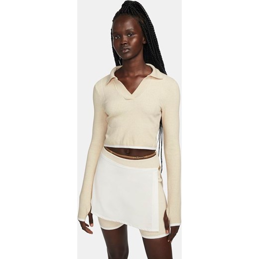 Damska koszulka polo Nike x Jacquemus - Brązowy Nike XL Nike poland