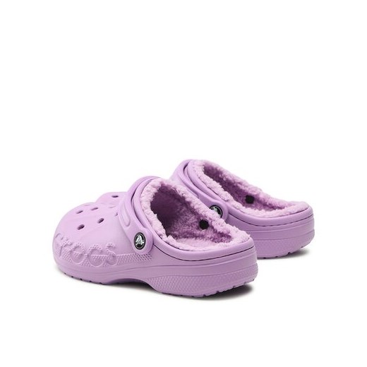 Klapki damskie Crocs bez zapięcia płaskie casualowe z gumy