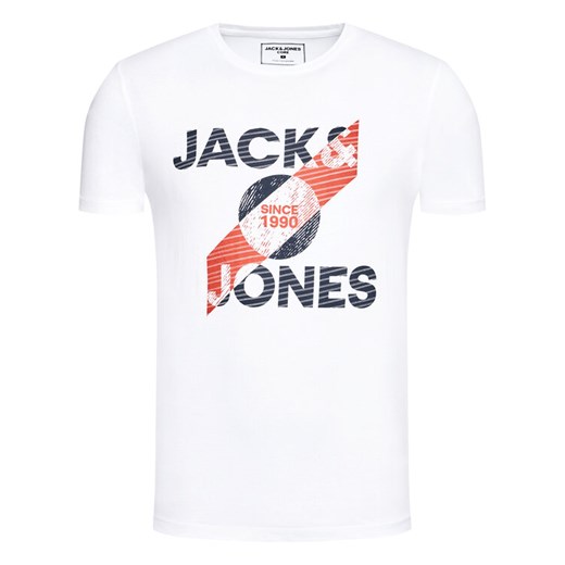Jack&Jones T-Shirt Star 12190144 Biały Regular Fit L MODIVO wyprzedaż