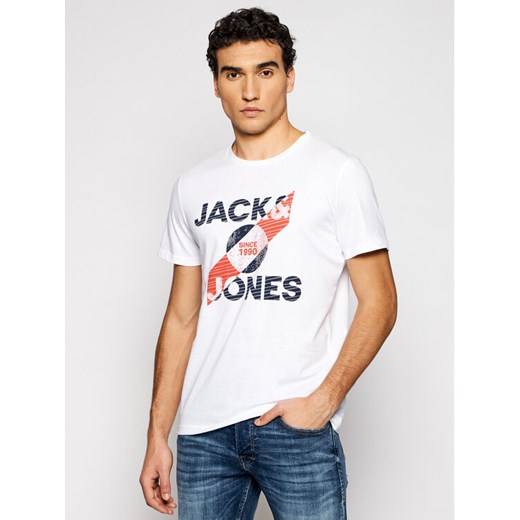 Jack&Jones T-Shirt Star 12190144 Biały Regular Fit L okazja MODIVO