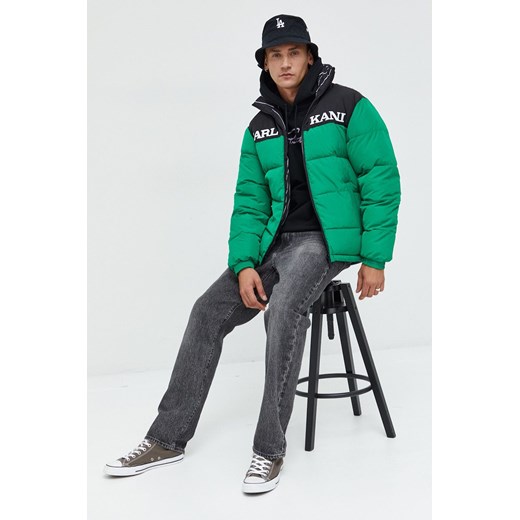 Karl Kani kurtka dwustronna męska kolor czarny zimowa oversize Karl Kani M ANSWEAR.com