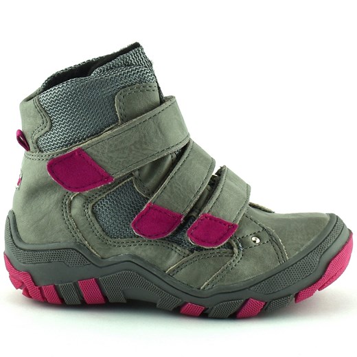 Buty zimowe dla dziewczynki Kornecki 06914 Popiel Kornecki 27 Sklep Dorotka
