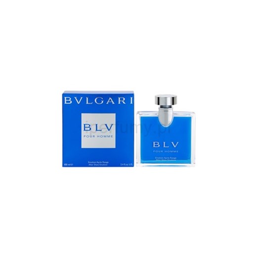 Bvlgari BLV pour homme balsam po goleniu dla mężczyzn 100 ml + do każdego zamówienia upominek. iperfumy-pl niebieski balsamy