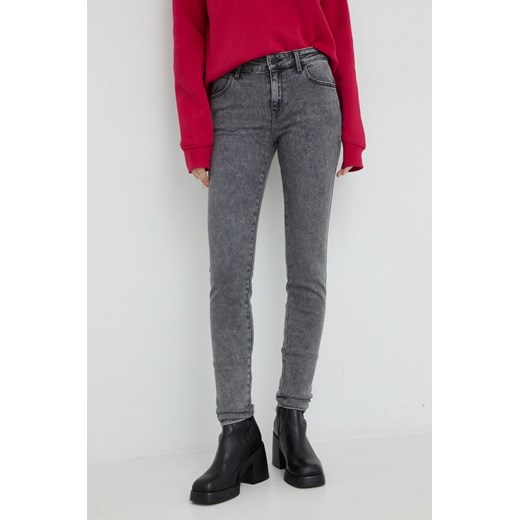 Wrangler jeansy Skinny Cosmo damskie medium waist ze sklepu ANSWEAR.com w kategorii Jeansy damskie - zdjęcie 145073423