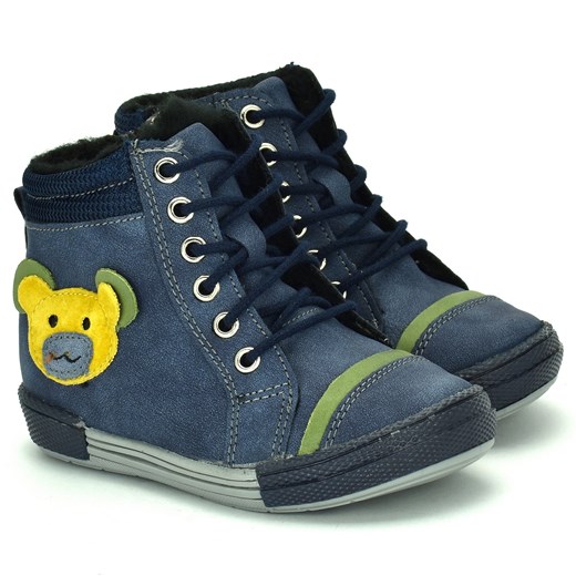 Buty zimowe dla dzieci Kornecki 06756 Granat Kornecki 24 Sklep Dorotka