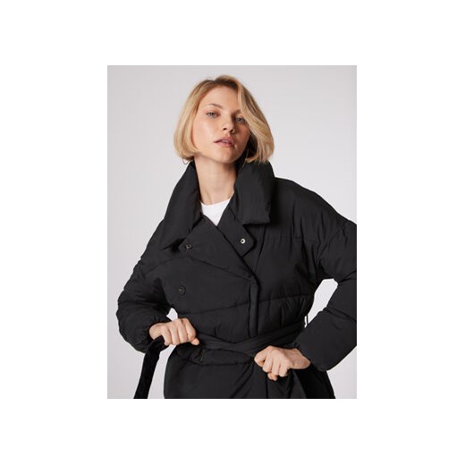 Simple Płaszcz zimowy PLD503-01 Czarny Relaxed Fit Simple 36 Modivo_marki_wlasne