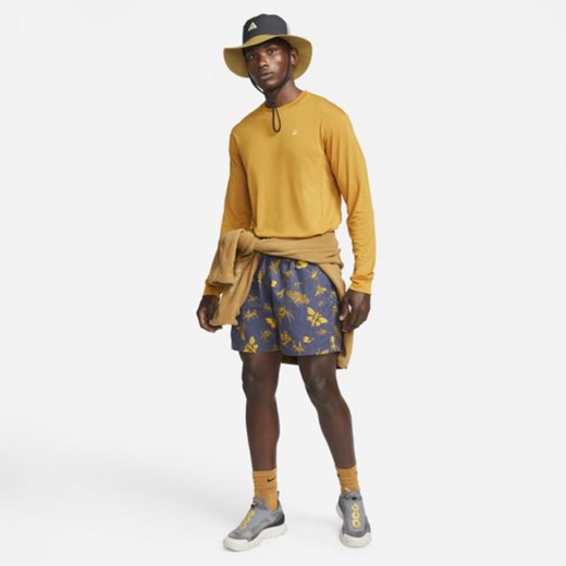 Męska koszulka z długim rękawem Nike Dri-FIT ACG „Goat Rocks” - Brązowy Nike L Nike poland