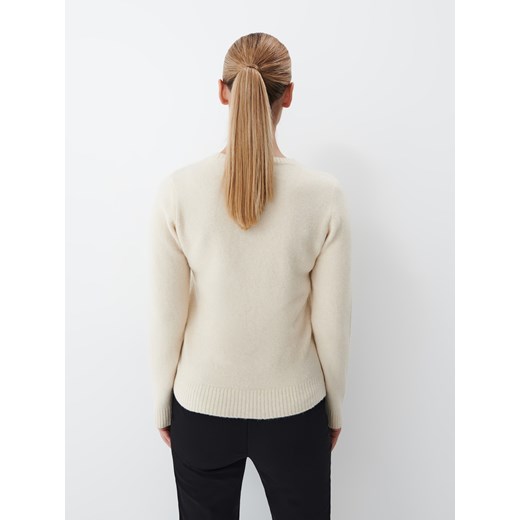 Mohito - Gładki sweter - Kremowy Mohito XL Mohito